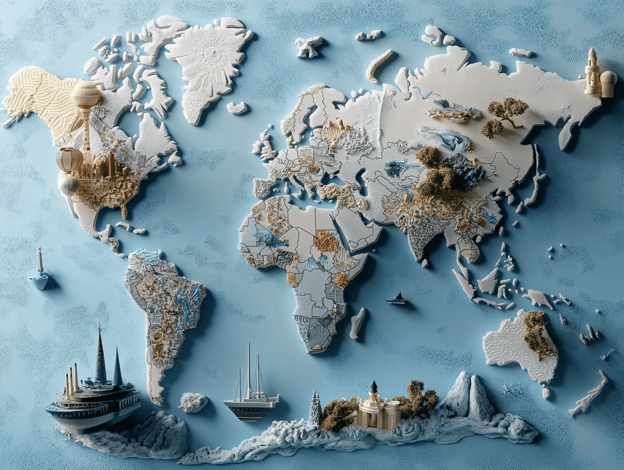 A map of the world, highlighting the best countries for Stem Cell Therapy