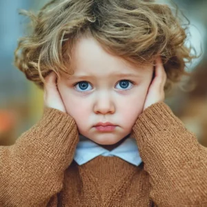 A young child suffering from autism, in need of Stem Cell Therapy for treatment