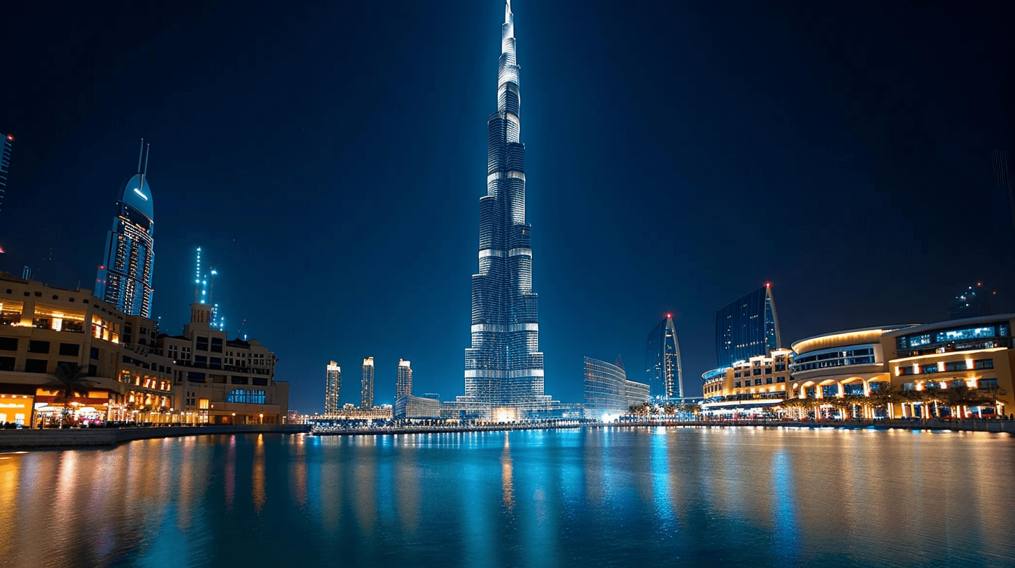 Burj Khalifa in Dubai, representing the city's advanced healthcare and stem cell therapy innovations