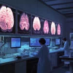 A group of scientists researching stem cell therapy for Alzheimers