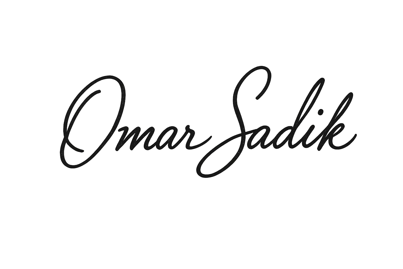 Omar Sadik's signature