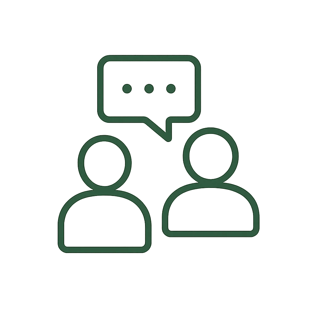 Face-to-Face Verification Icon