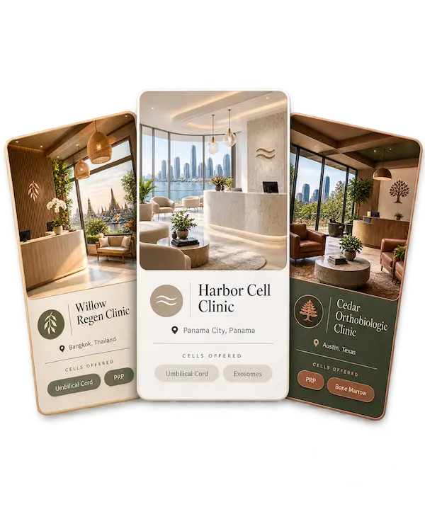 Clinic profiles available through Alt Treatment