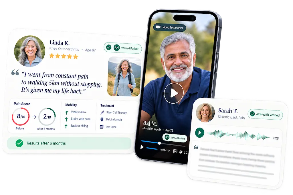 Written, voice and video patient experiences